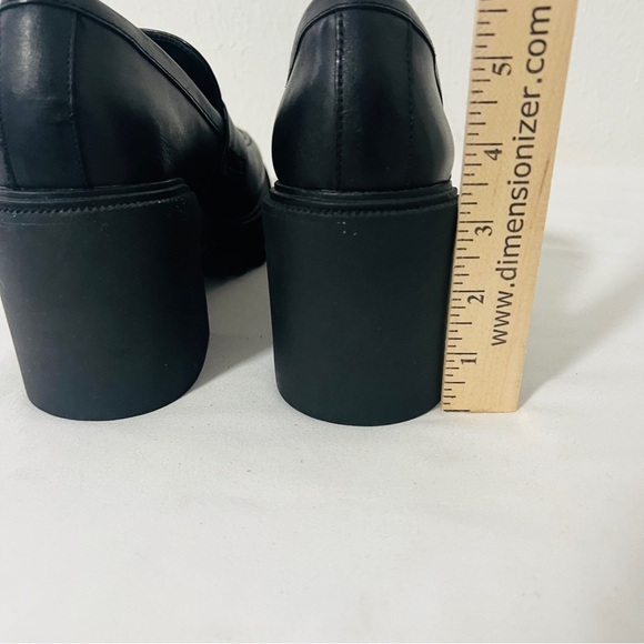 Aldo Women’s Size 6 MIA Dalilah Platform Lug Soles Loafers Black NIB Gothcore - Picture 4 of 9